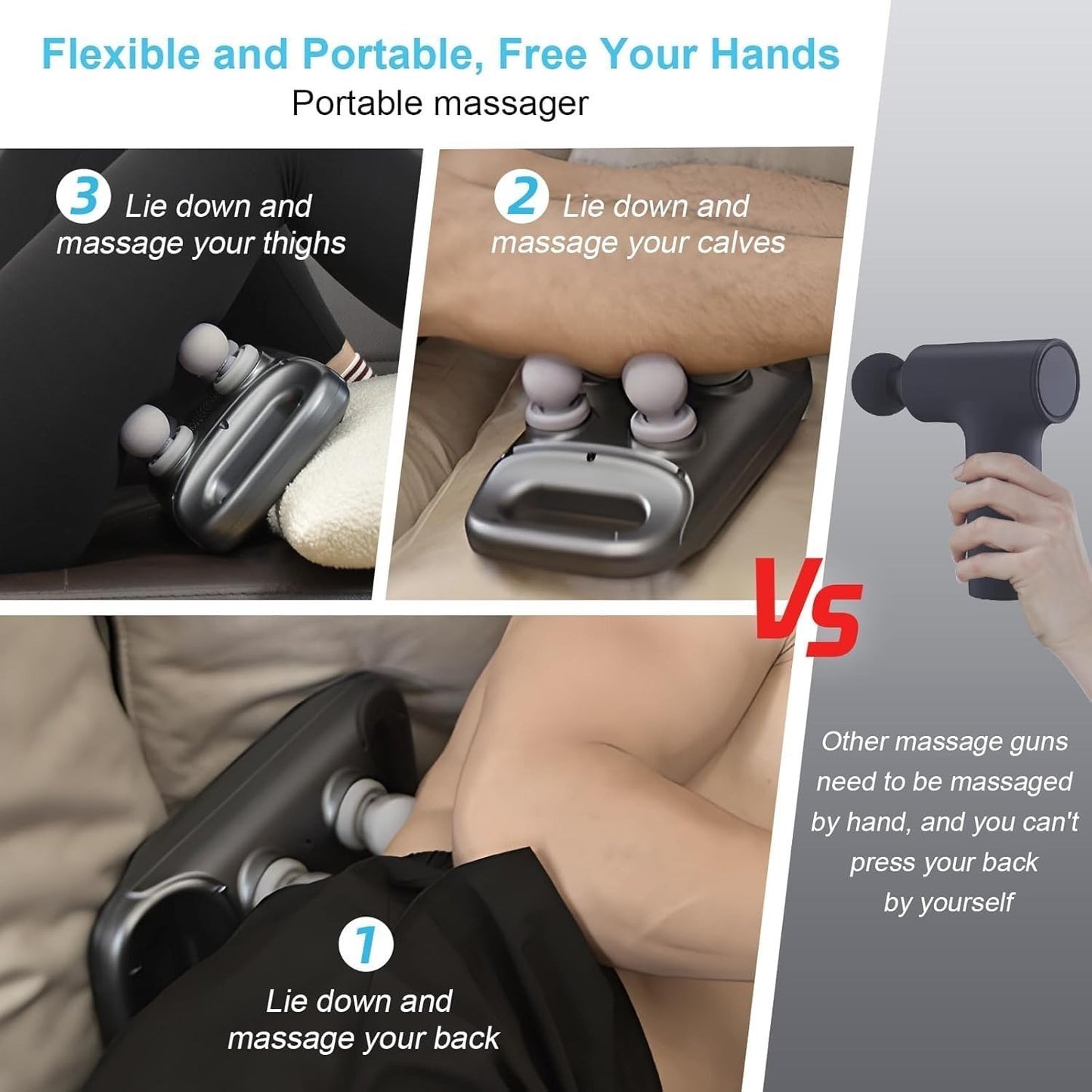 4 Heads Massager Machine for Pain Relief