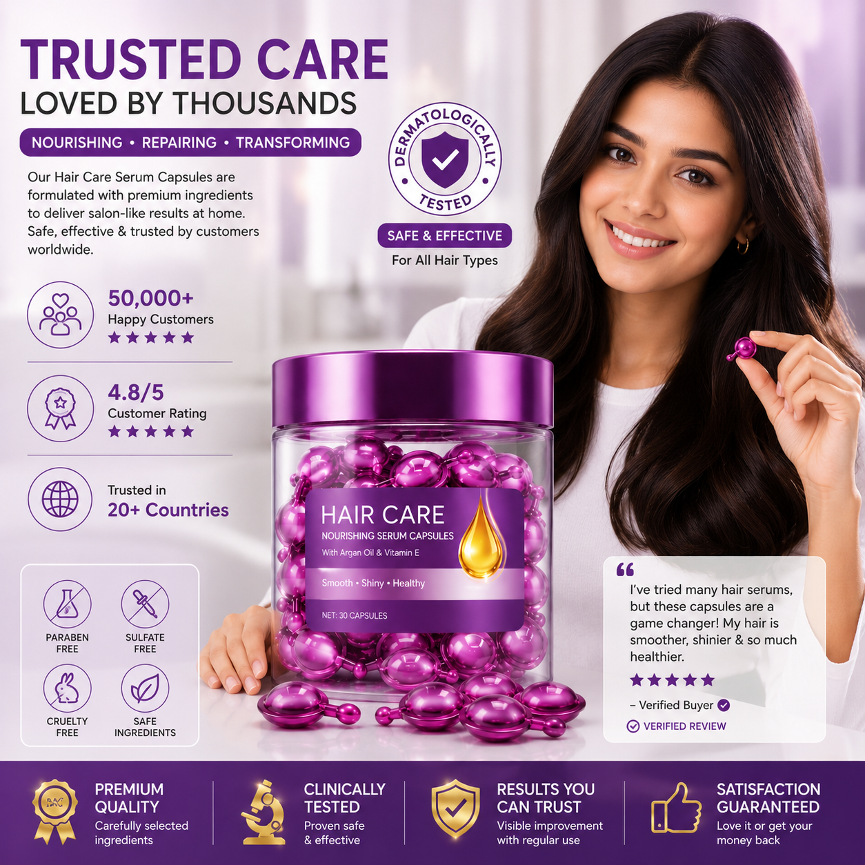 SilkAura™ Hair Repair Capsules