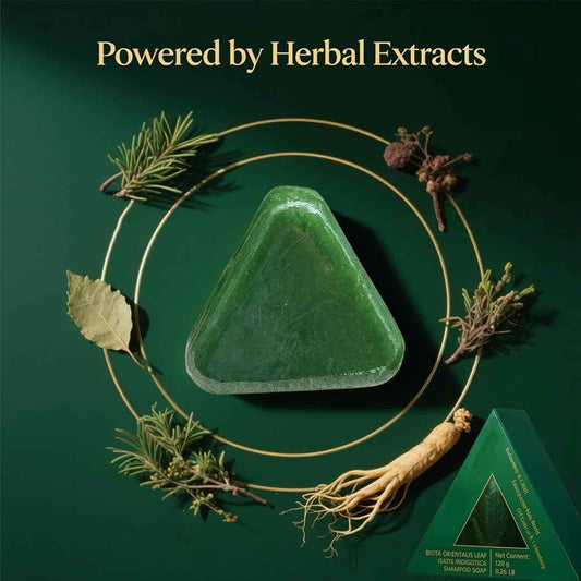 herbal soap and shampoo