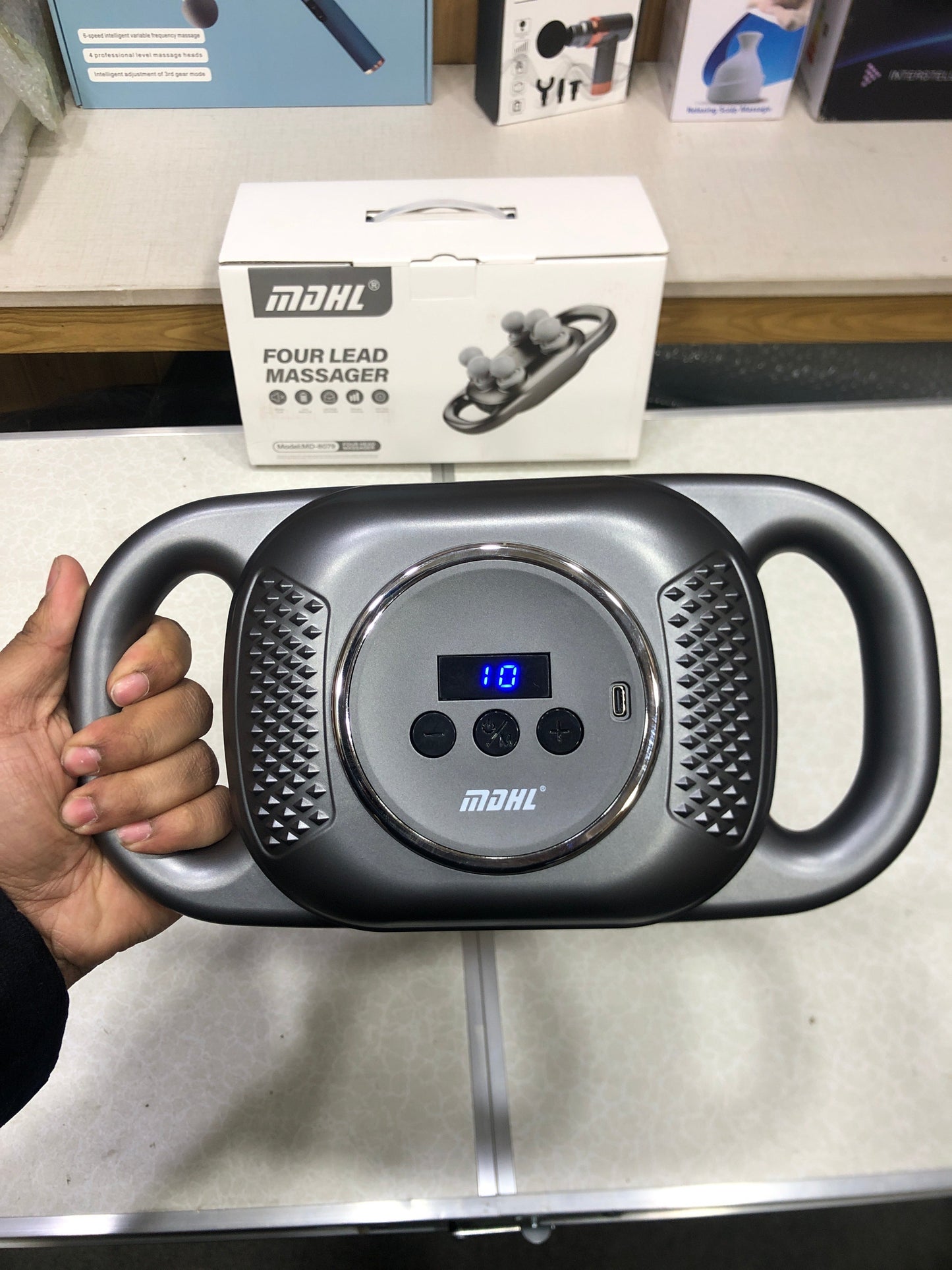 MDHL Multifunctional Six Head Muscle Relaxation Massager MD-8079