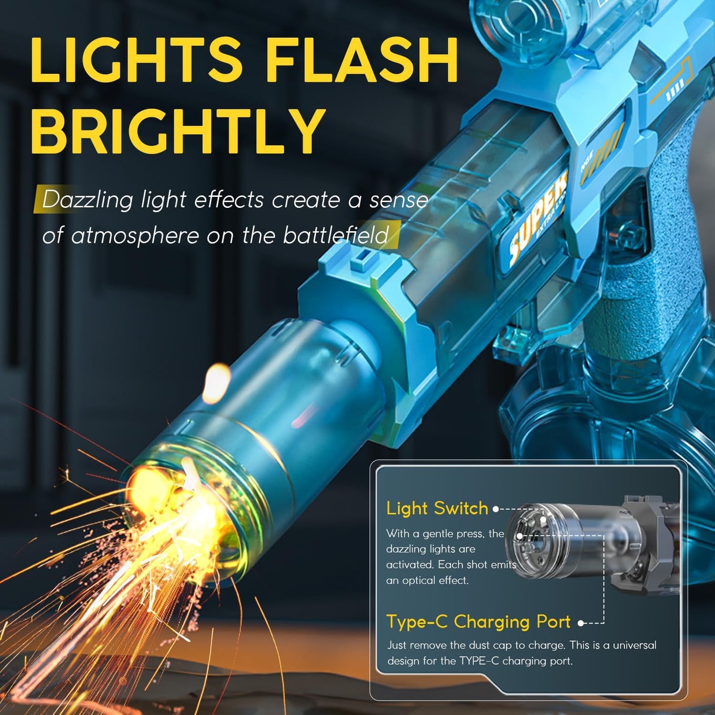 Electric Automatic Water Gun for Kids