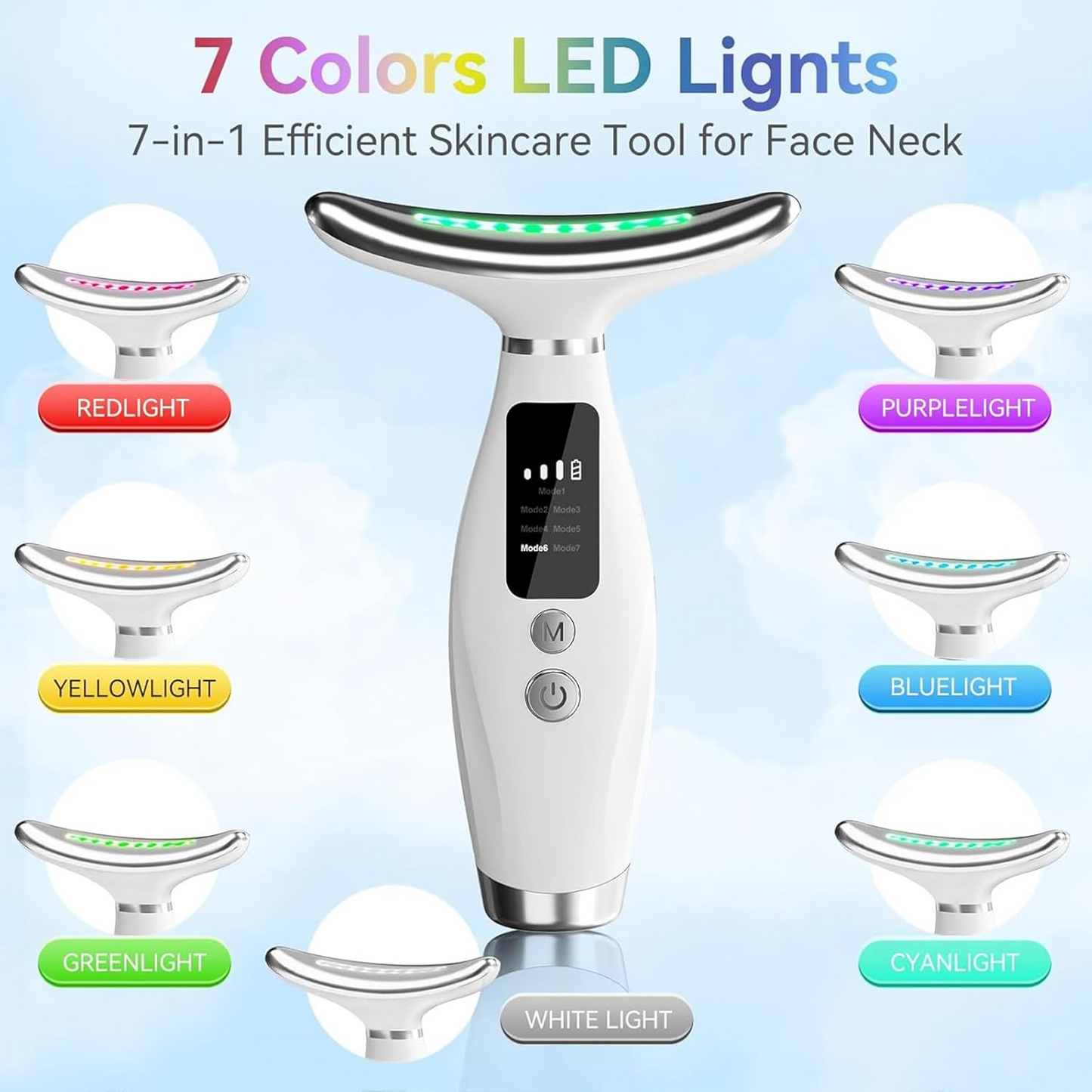 7-in-1 Facial Massager – Multi-Function Skin Care Tool