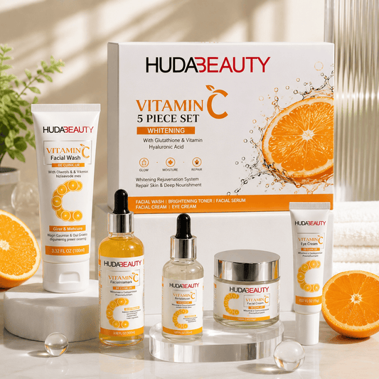 HUDA BEAUTY Vitamin C 5-Piece Skincare Set
