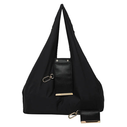 Women's Foldable Keychain Roll-Up Nylon Tote Bag