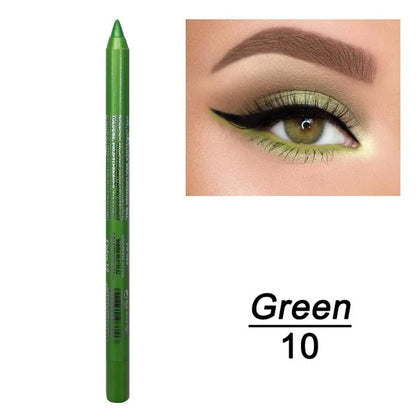 GlamLine™ (14 pcs) Gel Eyeliner Set ✨ — Waterproof, Bold & Shimmering