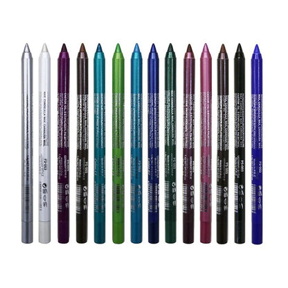 GlamLine™ (14 pcs) Gel Eyeliner Set ✨ — Waterproof, Bold & Shimmering