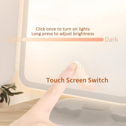 3 Folds Lighted Makeup Mirror