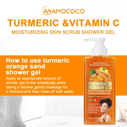 Glow Boost Turmeric Body Scrub Gel
