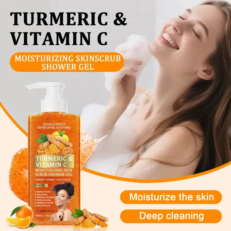 Glow Boost Turmeric Body Scrub Gel